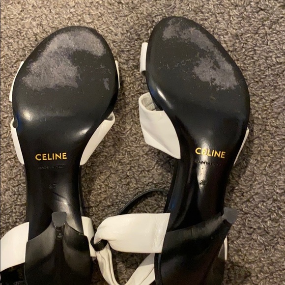 Celine triangle twist open toe sandal - Picture 6 of 8